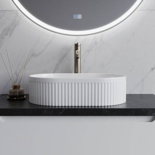 Раковина накладная BelBagno BB1497 49 см белая